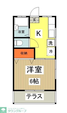 丸泰コーポの物件間取画像